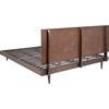 image:imageSAFAVIEH Couture Home Collection Zinnia Walnut Brown Wooden Platform King BedWalnut