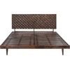 image:imageSAFAVIEH Couture Home Collection Zinnia Walnut Brown Wooden Platform King BedWalnut