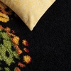 image:imageSAFAVIEH Fiesta Shag Collection Area Rug  9 x 12 Black amp Yellow Modern Design NonShedding amp Easy Care 05inch Thick Ideal for High Traffic Areas in Living Room Bedroom FSG368DBlackYellow