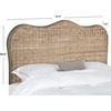 image:imageSAFAVIEH Furniture  Imelda Rattan Queen Headboard  WhiteWashed  Rattan  Coastal Woven Design  Ideal for Bedroom SEA8027BQGray