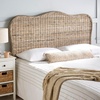 image:imageSAFAVIEH Furniture  Imelda Rattan Queen Headboard  WhiteWashed  Rattan  Coastal Woven Design  Ideal for Bedroom SEA8027BQGray