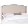 image:imageSAFAVIEH Headboard Collection Austin Headboard Queen Light GreyTaupe