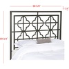 image:imageSAFAVIEH Home Collection Lucina Antique Iron Headboard FullGunmetal