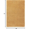 image:imageSAFAVIEH Hudson Shag Collection Accent Rug  2 x 3 Gold Modern Solid Design NonShedding amp Easy Care 2inch Thick Ideal for High Traffic Areas in Entryway Living Room Bedroom SGH220DGold