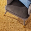 image:imageSAFAVIEH Hudson Shag Collection Accent Rug  2 x 3 Gold Modern Solid Design NonShedding amp Easy Care 2inch Thick Ideal for High Traffic Areas in Entryway Living Room Bedroom SGH220DGold