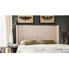 image:imageSAFAVIEH Mercer Collection Damon Sky Blue Winged Headboard FullOyster