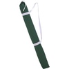 image:imageSAFAVIEH Outdoor  Gallo 65 FT Beach Umbrella  Canopy with White Fringe Trim Tilt Function Aluminum Pole Weather Resistant for Beach Patio Garden PAT8505Hunter Green Stripe