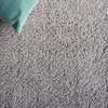 image:imageSAFAVIEH Rumi Shag Collection Accent Rug  4 x 6 Ivory 17inch Thick Ideal for The Living Room Bedroom Dining Room RMS120A4Dark Grey