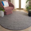image:imageSAFAVIEH Rumi Shag Collection Accent Rug  4 x 6 Ivory 17inch Thick Ideal for The Living Room Bedroom Dining Room RMS120A4Dark Grey