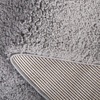 image:imageSAFAVIEH Rumi Shag Collection Accent Rug  4 x 6 Ivory 17inch Thick Ideal for The Living Room Bedroom Dining Room RMS120A4Dark Grey