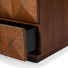 image:imageSafavieh Couture Home Patty Modern Black 2drawer NightstandNatural
