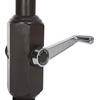 image:imageSafavieh PAT8311C Outdoor Vienna Navy and White 66 x 10 Rectangle Crank UV Protected UmbrellaBlackWhite