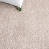 image:imageSafavieh Penelope Shag Collection Area Rug  53 x 76 Ivory Geometric Design Ideal for High Traffic Areas in Living Room Bedroom Dining PNL540ABeige