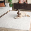 image:imageSafavieh Penelope Shag Collection Area Rug  53 x 76 Ivory Geometric Design Ideal for High Traffic Areas in Living Room Bedroom Dining PNL540AIvory