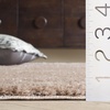 image:imageSafavieh Penelope Shag Collection Area Rug  53 x 76 Ivory Geometric Design Ideal for High Traffic Areas in Living Room Bedroom Dining PNL540ATaupe