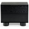 image:imageSAFAVIEH Couture Collection Addyson Black 2Drawer Accent Table Nightstand Fully AssembledBlack