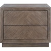 image:imageSAFAVIEH Couture Home Collection Steve Brown 2Drawer Wood Nightstand Table Fully AssembledLight Brown