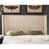 image:imageSAFAVIEH Mercer Collection Damon Sky Blue Winged Headboard FullBlue