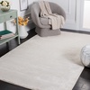 image:imageSAFAVIEH Mirage Collection Area Rug  5 x 8 White Handmade Modern Viscose Ideal for High Traffic Areas in Living Room Bedroom MIR234WBeige