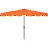 image:imageSafavieh PAT8300A Outdoor Zimmerman Navy and White 66 x 10 Rectangle Market UV Protected UmbrellaOrangeWhite
