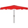 image:imageSafavieh PAT8300A Outdoor Zimmerman Navy and White 66 x 10 Rectangle Market UV Protected UmbrellaRedWhite
