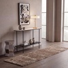 image:imageSafavieh Penelope Shag Collection Area Rug  53 x 76 Ivory Geometric Design Ideal for High Traffic Areas in Living Room Bedroom Dining PNL540ATaupe