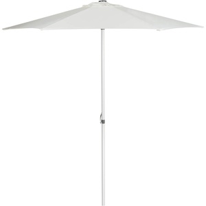 image:imageSAFAVIEH 9ft Outdoor Patio Umbrella Round Hurst Collection Black Push up UV Resistant for Deck Backyard Poolside PAT8002DNatural