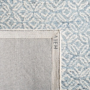 image:imageSAFAVIEH Abstract Collection Accent Rug  2 x 3 Blue amp Ivory Handmade Wool Ideal for High Traffic Areas in Entryway Living Room Bedroom ABT342NBlueIvory