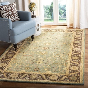 image:imageSAFAVIEH Antiquity Collection Accent Rug  23 x 4 Ivory Handmade Traditional Oriental Wool Ideal for High Traffic Areas in Entryway Living Room Bedroom AT14AGreenBrown
