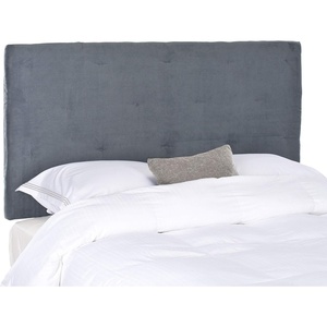 image:imageSafavieh Martin Grey Velvet Upholstered Tufted Headboard QueenGray