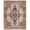 image:imageSAFAVIEH Area Rug 8x10  Kashan Collection  Large  Red amp Ivory Traditional Oriental Design NonShedding amp Easy Cleaning Ideal for Living Room Bedroom Office Dining Space KSN305LIvoryBlue