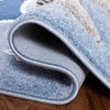image:imageSAFAVIEH Carousel Kids Collection Accent Rug  4 x 6 Blue amp Grey Animal Design NonShedding amp Easy Care Ideal for High Traffic Areas for Boys amp Girls in Playroom Nursery Bedroom CRK121BBlueGrey