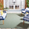 image:imageSAFAVIEH Courtyard Collection 8 x 10 Dark GreenBeige CY6521 Indoor Outdoor Waterproof EasyCleaning Patio Backyard Mudroom AreaRugDark GreenBeige