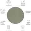 image:imageSAFAVIEH Courtyard Collection 8 x 10 Dark GreenBeige CY6521 Indoor Outdoor Waterproof EasyCleaning Patio Backyard Mudroom AreaRugDark GreenBeige