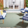 image:imageSAFAVIEH Courtyard Collection 8 x 10 Dark GreenBeige CY6521 Indoor Outdoor Waterproof EasyCleaning Patio Backyard Mudroom AreaRugDark GreenBeige