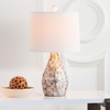 image:imageSAFAVIEH Lighting  Lauralie 205Inch Table Lamp Set of 2  Ivory  Shell Resin  Coastal Design  Ideal for Living Room Bedroom Entryway Home Office  LED Bulbs Included LIT4011ASET2Ivory