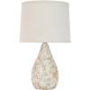 image:imageSAFAVIEH Lighting  Lauralie 205Inch Table Lamp Set of 2  Ivory  Shell Resin  Coastal Design  Ideal for Living Room Bedroom Entryway Home Office  LED Bulbs Included LIT4011ASET2Ivory
