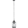 image:imageSAFAVIEH Lighting Collection Agni Black Outdoor Pendant Hanging Light Fixture LED Bulb Included