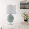 image:imageSAFAVIEH Lighting Collection Wembli Robins Egg Blue 22inch Table Lamp Set of 2Robins Egg Blue