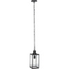 image:imageSAFAVIEH Lighting Collection Agni Black Outdoor Pendant Hanging Light Fixture LED Bulb Included