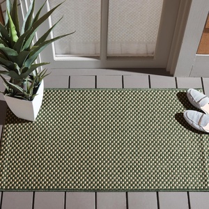 image:imageSAFAVIEH Courtyard Collection 8 x 10 Dark GreenBeige CY6521 Indoor Outdoor Waterproof EasyCleaning Patio Backyard Mudroom AreaRugDark GreenBeige