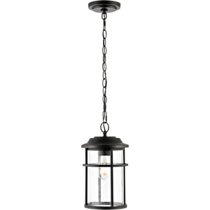 image:imageSAFAVIEH Lighting Collection Cianna Black Outdoor Pendant LED Bulb Included