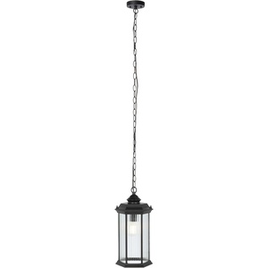 image:imageSAFAVIEH Lighting Collection Hylan Black Outdoor Pendant Hanging Light Fixture LED Bulb Included