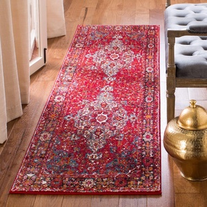 image:imageSAFAVIEH Vintage Hamadan Collection Area Rug  8 x 10 Red amp Multi Oriental Traditional Persian Design NonShedding amp Easy Care Ideal for High Traffic Areas in Living Room Bedroom VTH222ARedMulti