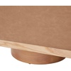 image:imageSAFAVIEH Couture Collection Vianna Light Brown VelvetWalnut Rectangle Storage BenchCamelNatural