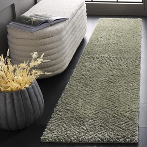 image:imageSAFAVIEH Area Rug 8x10  Tahoe Shag Collection  Large  Grey Modern Design NonShedding amp Easy Cleaning Plush Thick Pile Ideal for Living Room Bedroom Dining Space THO652FSage