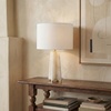 image:imageSAFAVIEH Couture Lighting Collection Gracellen Alabaster amp Gold 27inch Bedroom Living Room Home Office Desk Nightstand Table Lamp LED Bulb Included