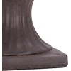 image:imageSAFAVIEH Outdoor  Arden OffWhite Pedestal Planter Pot Modern Magnesium Oxide WeatherResistant Garden Urn with Drainage Hole 11 W x 11 D x 154 H PAT5044ABrown