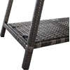 image:imageSAFAVIEH Outdoor Collection Aboka NaturalWhite Cushion 4Piece Conversation Patio Set PAT7505DGrey BrownWhite