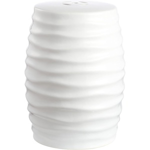 image:imageSafavieh ACS4575A Home Kita White Ceramic 19inch IndoorOutdoor Side Table Garden StoolWhite